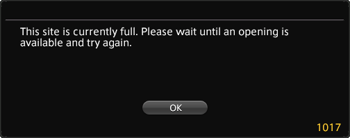 Ff14 server down meaning